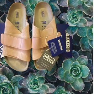 BIRKENSTOCK GERMANY SOFT FOOTBED KYOTO UNISEX SZ 38 EU/ 7-7.5 US IN SOFT PINK